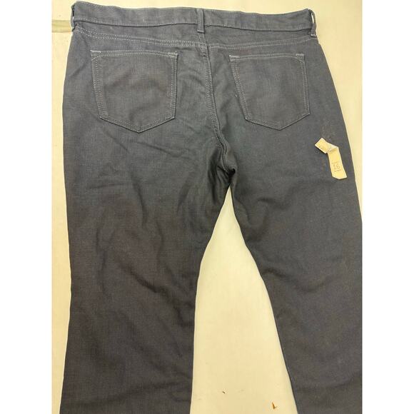 NWT 2008 Old Navy The Diva Boot Leg Jeans Dark Wash Mid Rise - Size 16 Short - Picture 6 of 12